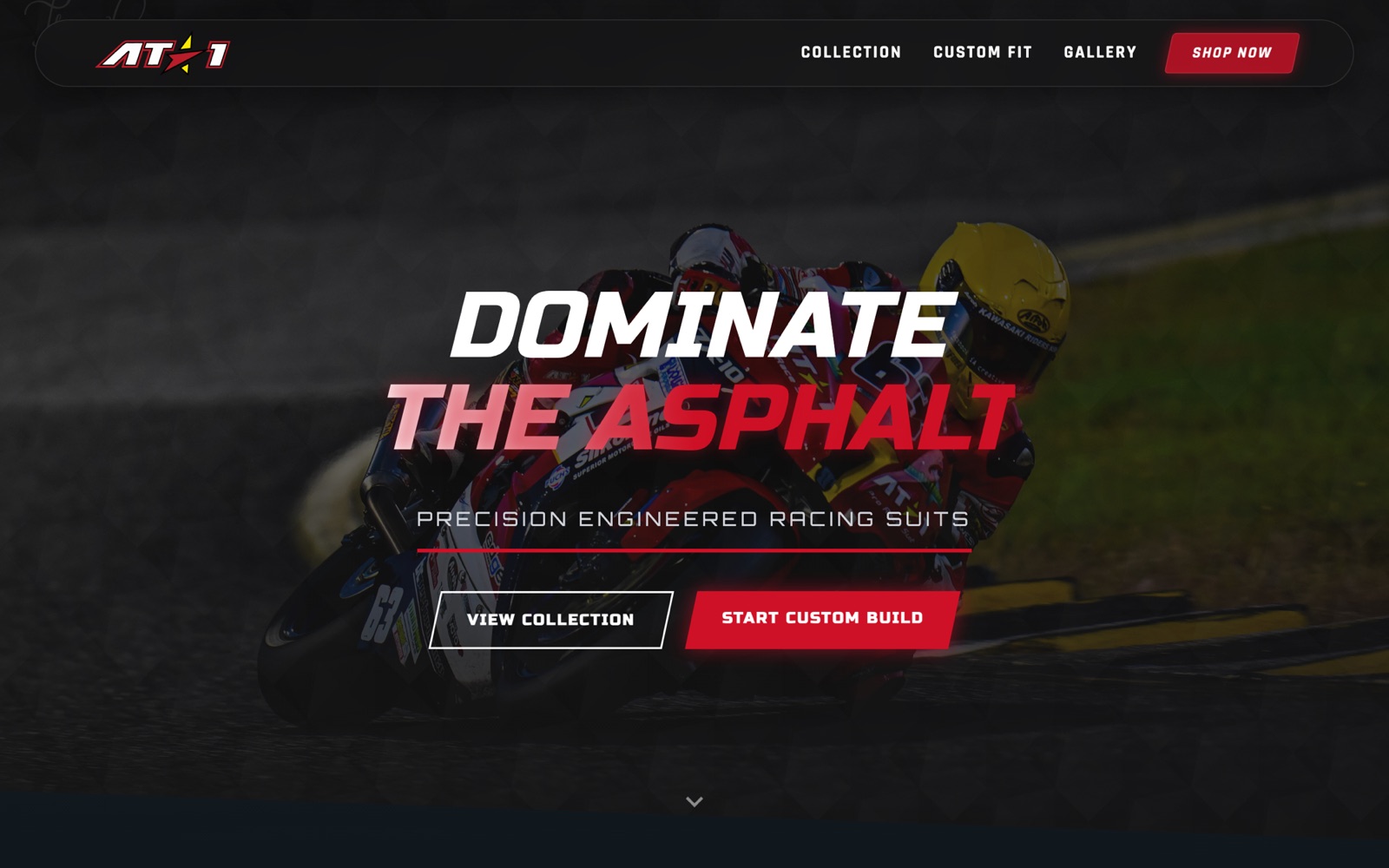 AT1 Pro Race Suits — homepage
