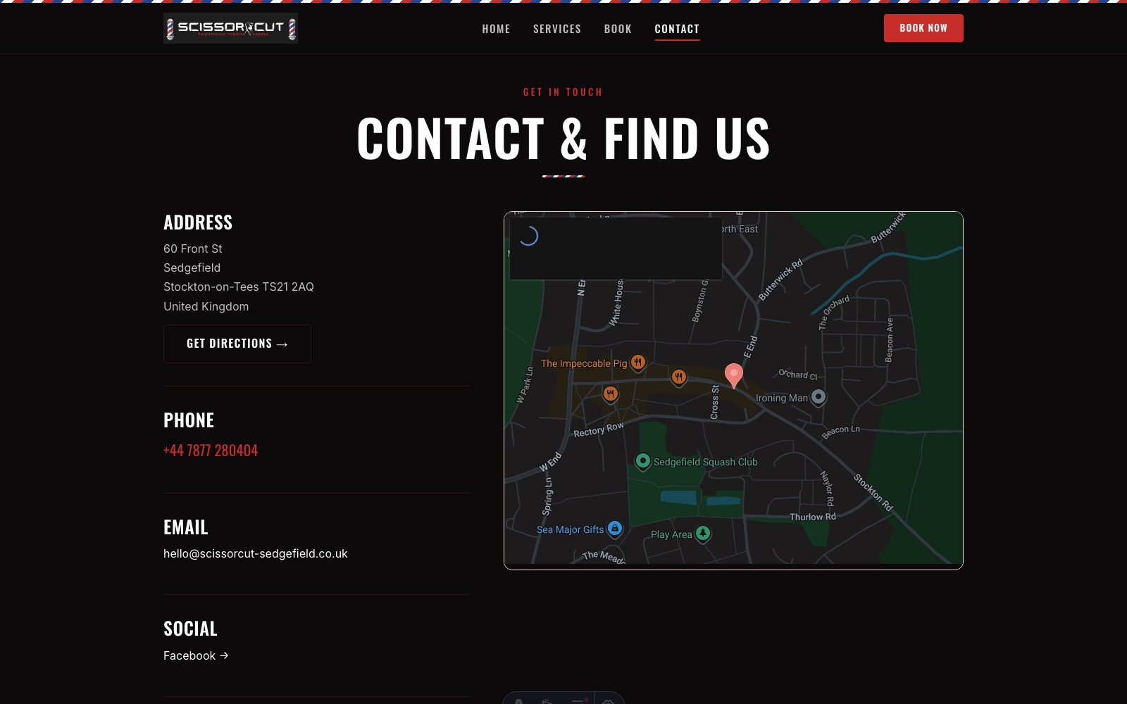Scissor Cut — Find us in Sedgefield